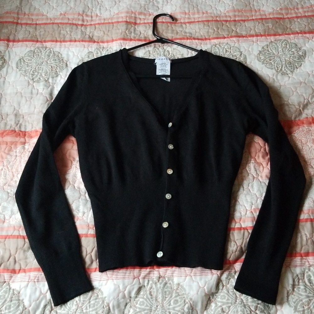 Black Button down blouse